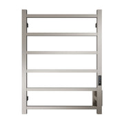 ANZZI TW-AZ014BN Charles towel warmer in Brushed Nickel, white background view 2
