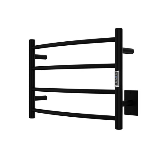 ANZZI TW-AZ018MBK Glow towel warmer in Matte Black, main product photo