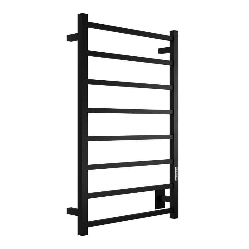 ANZZI TW-AZ026MBK Bell towel warmer in Matte Black, main product photo