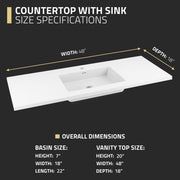 ANZZI VY-CT4818 vanity top, dimension drawing