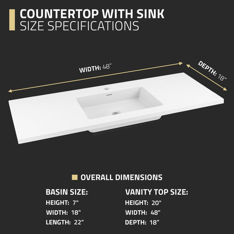 ANZZI VY-CT4818 vanity top, dimension drawing