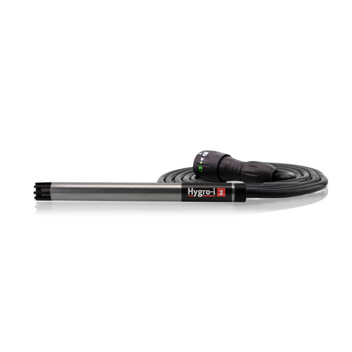 Tramex 4.5" RH Probe - RHP-SW-B A close-up image of the Tramex 4.5-inch RH Probe with a bayonet connector, showcasing its sturdy design and measurement tip, suitable for accurate humidity measurement.
