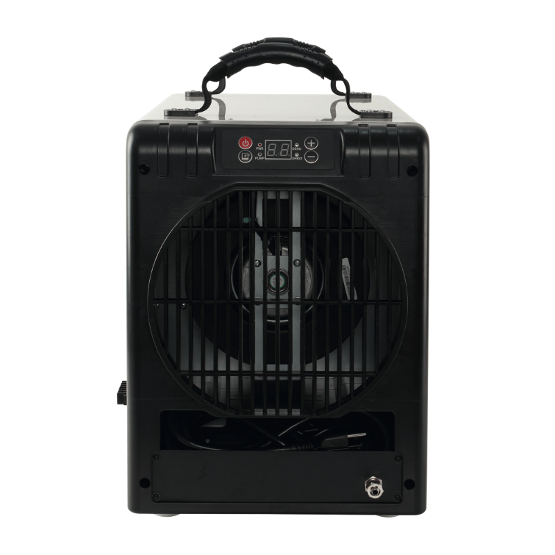 bd 90p commercial dehumidifier back view.