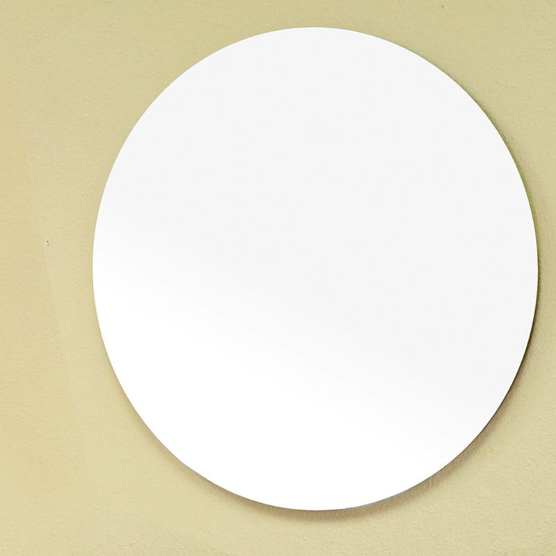 Bellaterra Home 203115-MIRROR 22.1" round mirror, installed in a bathroom