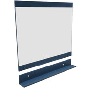Bellaterra Home 203139-M-DG 39.4" mirror, Dark Gray, front view on a white background