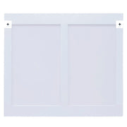 Bellaterra Home 203139-M-WH 39.4" mirror, White, back