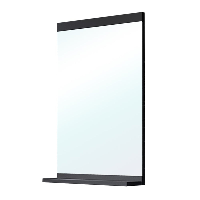Bellaterra Home 203172-M-B 22" mirror, Black, front view on a white background