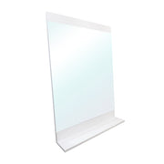 Bellaterra Home 203172-M-WH 22" mirror, White, front view on a white background