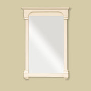 Bellaterra Home 205024-MIRROR-CR 24" mirror, Cream White, installed in a bathroom