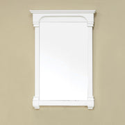 Bellaterra Home 205024-MIRROR-WH 24" mirror, White, installed in a bathroom