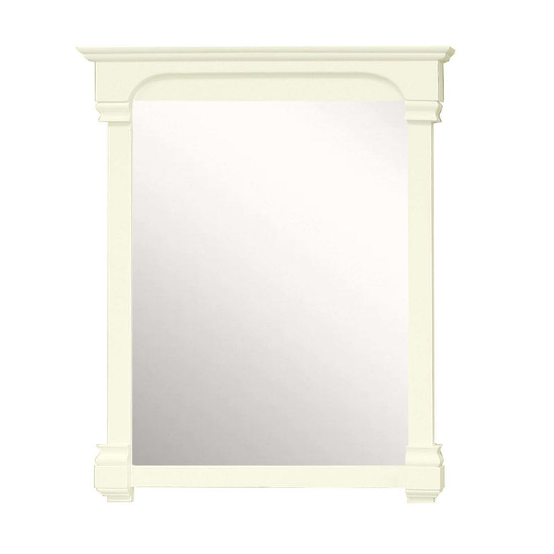 Bellaterra Home 205042-MIRROR-CR 36" mirror, Cream White, front view on a white background