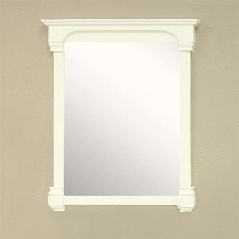 Bellaterra Home 205042-MIRROR-CR 36" mirror, Cream White, installed in a bathroom