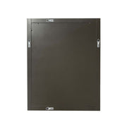 Bellaterra Home 400100-M-BA Plantation 24" rectangular mirror, Brown, back