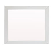 Bellaterra Home 400100-M-GA Plantation 24" rectangular mirror, White, horizontal