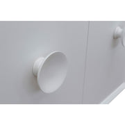 Bellaterra Home 400400-CAB-WH Stora 30" vanity cabinet, White, door and hardware close-up