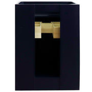 Bellaterra Home 400700-24-BU Terni 24" vanity cabinet, Blue, back