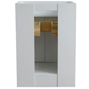 Bellaterra Home 400700-24-WH Terni 24" vanity cabinet, White, back