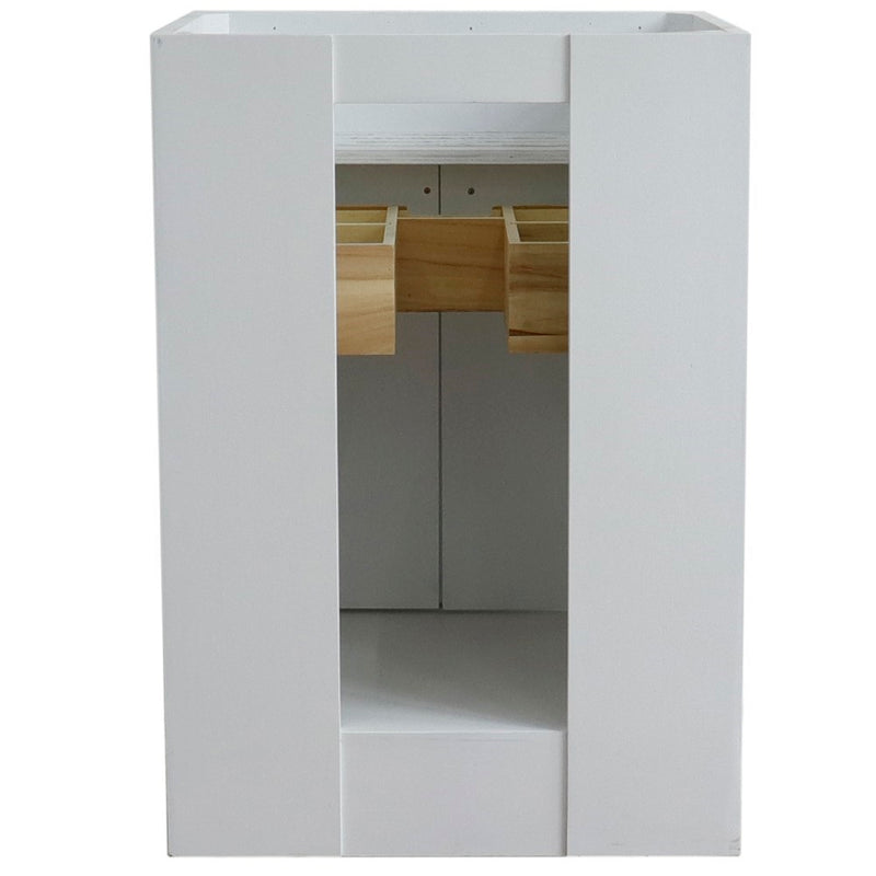 Bellaterra Home 400700-24-WH Terni 24" vanity cabinet, White, back