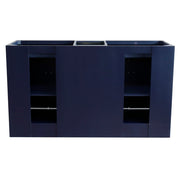 Bellaterra Home 400700-60D-BU Terni 60" vanity cabinet, Blue, back