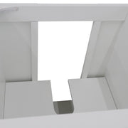Bellaterra Home 400800-36L-WH Forli 36" vanity cabinet, White, top open view