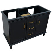 Bellaterra Home 400800-48D-DG Forli 48" vanity cabinet, Dark Gray, high angle