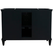 Bellaterra Home 400800-48S-DG Forli 48" vanity cabinet, Dark Gray, back view