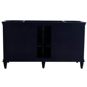 Bellaterra Home 400800-61S-BU-WER Forli 61" vanity, Blue, white engineered stone top, cabinet without top