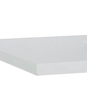 Bellaterra Home 430002-61S-WER 61" white engineered stone vanity top, countertop edge close-up