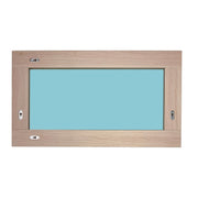 Bellaterra Home 500137-M-CO Modern 17.7" rectangular mirror, Neutral, back