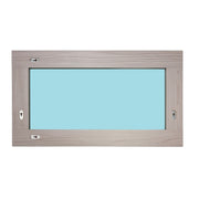 Bellaterra Home 500137-M-EP Modern 17.7" rectangular mirror, Light Gray, back