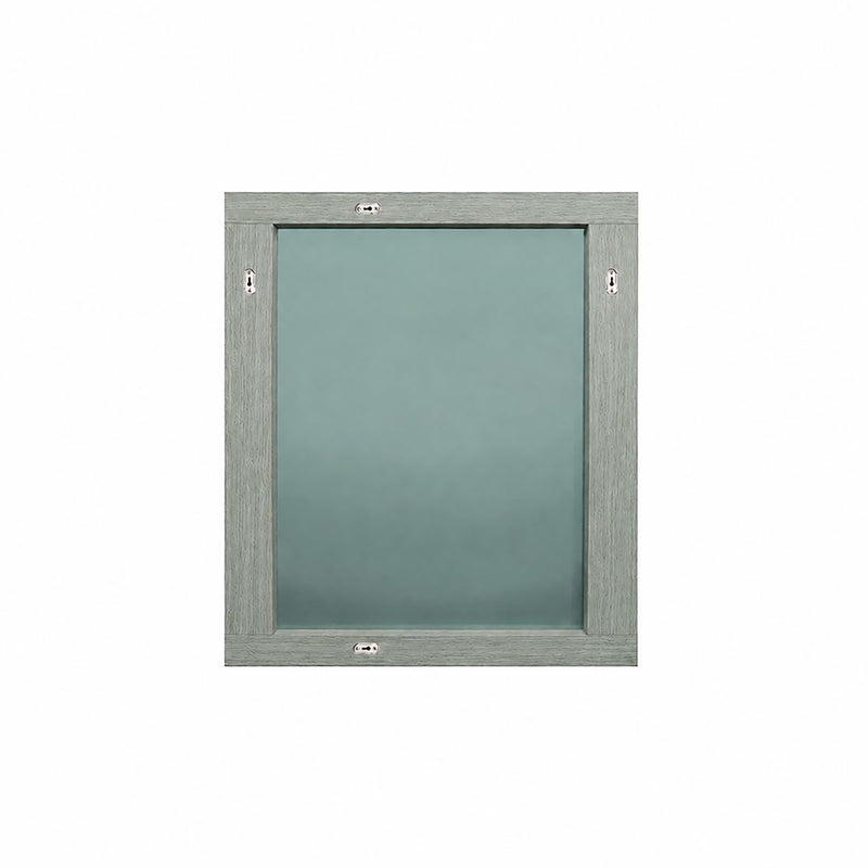 Bellaterra Home 502001B-MIR-24 23.5" mirror, Gray Pine, back