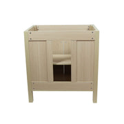 Bellaterra Home 804381V-CO 31.5" vanity, Neutral, composite granite top, back view