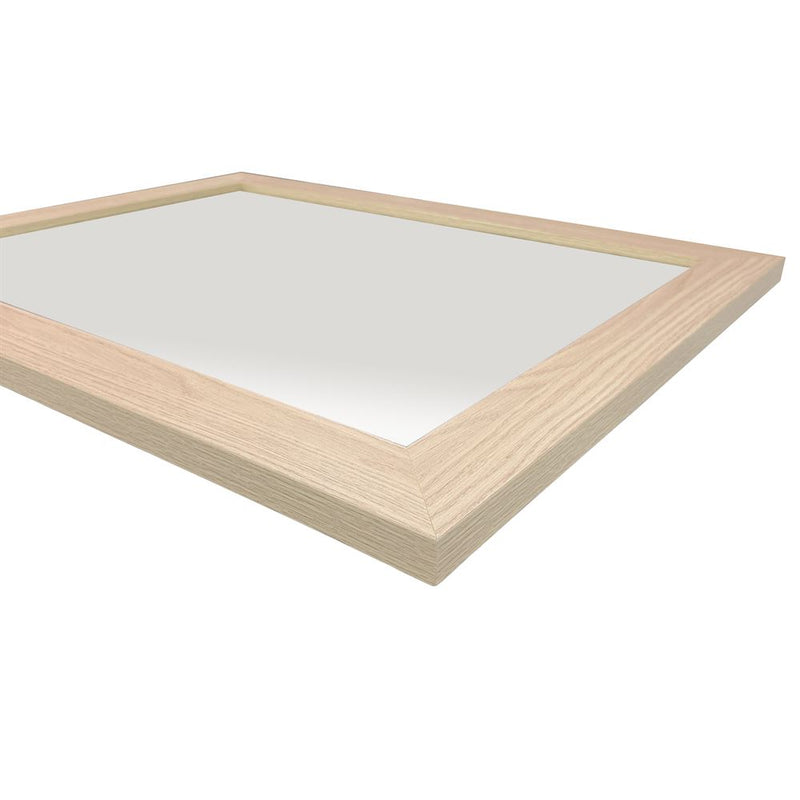 Bellaterra Home 808130-M-CO-24 24" rectangular mirror, Neutral, edge angle