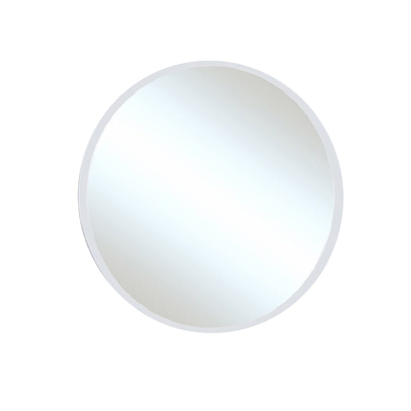 Bellaterra Home 808314-M 27" round mirror, front view on a white background