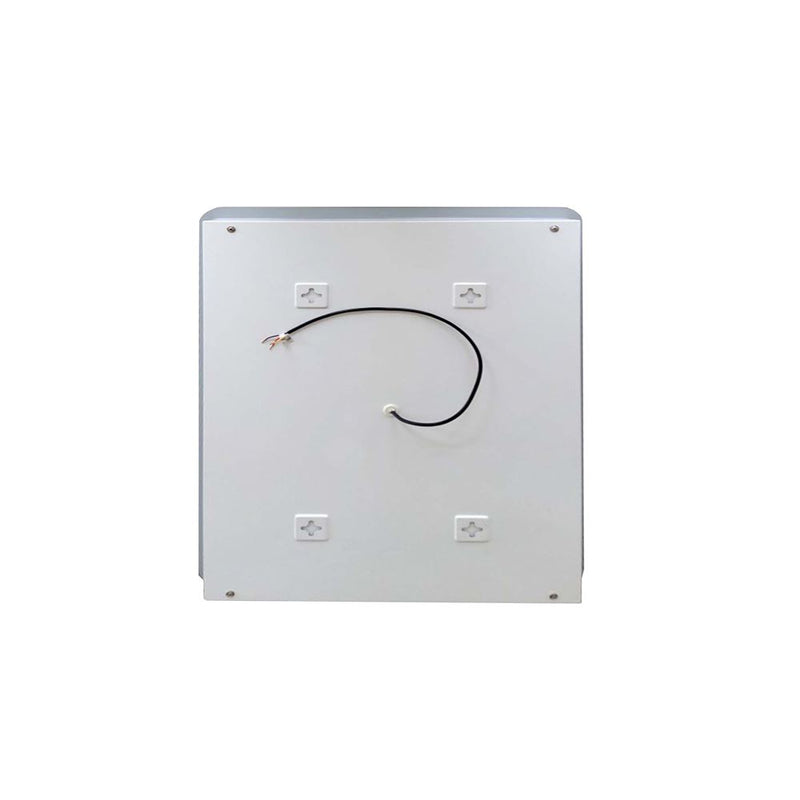 Bellaterra Home 808485-M-30 30" x 27" LED mirror with Bluetooth speakers, back view