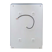Bellaterra Home 808485-M-36 36" rectangular mirror, back view