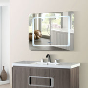 Bellaterra Home 808485-M-36 36" rectangular mirror, installed in a bathroom