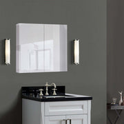 Bellaterra Home 808998-MC 23.6" storage cabinet, wide room view in a bathroom