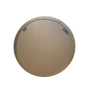 Bellaterra Home 8831-24BL 23.5" round mirror, Black, back