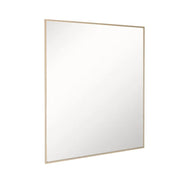 Bellaterra Home 8833-24GD 23.5" rectangular mirror, Gold, angled view on a white background