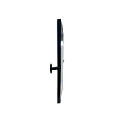 Bellaterra Home 8836-24BL 27.5" rectangular mirror, Black, side view
