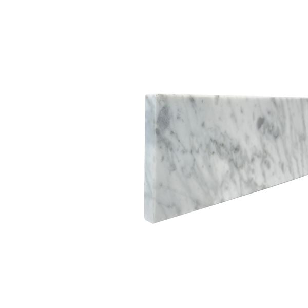 Bellaterra Home BACKSPLASH-WC-48 48" genuine stone backsplash, angled view on a white background