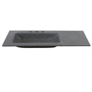Bellaterra Home CT4922L-BL 49" concrete vanity top, front