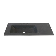 Bellaterra Home CT4922L-BL 49" concrete vanity top, front low