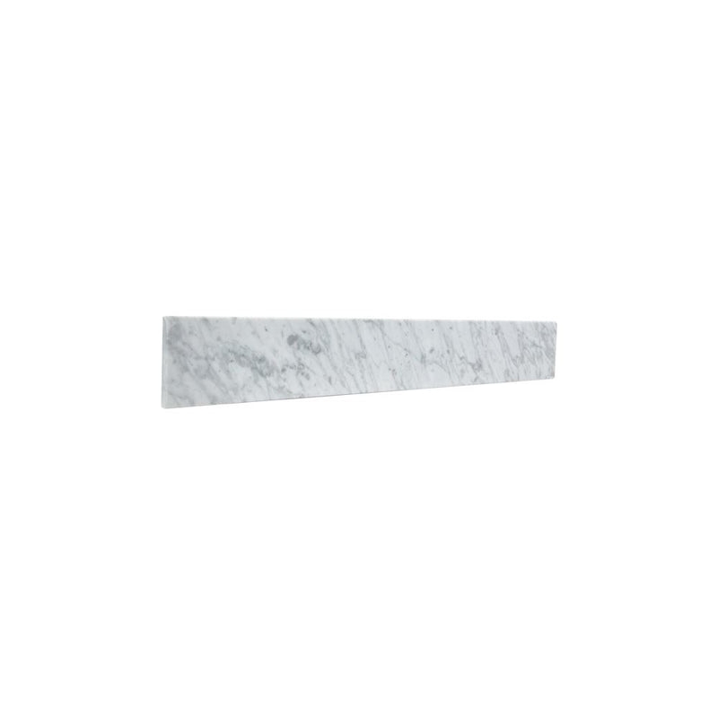 Bellaterra Home SIDESPLASH-WC-21 21" genuine stone backsplash, front view on a white background
