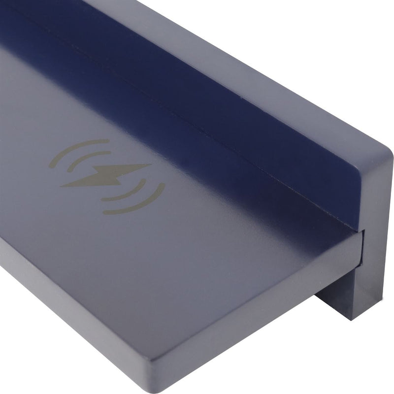 Bellaterra Home WS24-BU-315 23.5" storage cabinet, Blue, charging pad