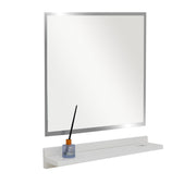 Bellaterra Home WS24-WH-315 23.5" storage cabinet, White, front view on a white background