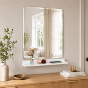 Bellaterra Home WS24-WH-315 23.5" storage cabinet, White, installed in a bathroom