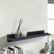 Bellaterra Home WS30-DG-315 30" storage cabinet, Dark Gray, shelf on wall