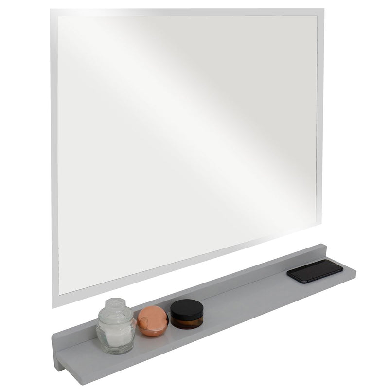 Bellaterra Home WS30-LG-315 30" storage cabinet, Light Gray, front view on a white background